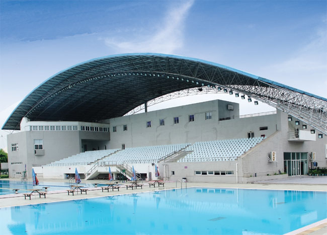 山东游泳馆网架